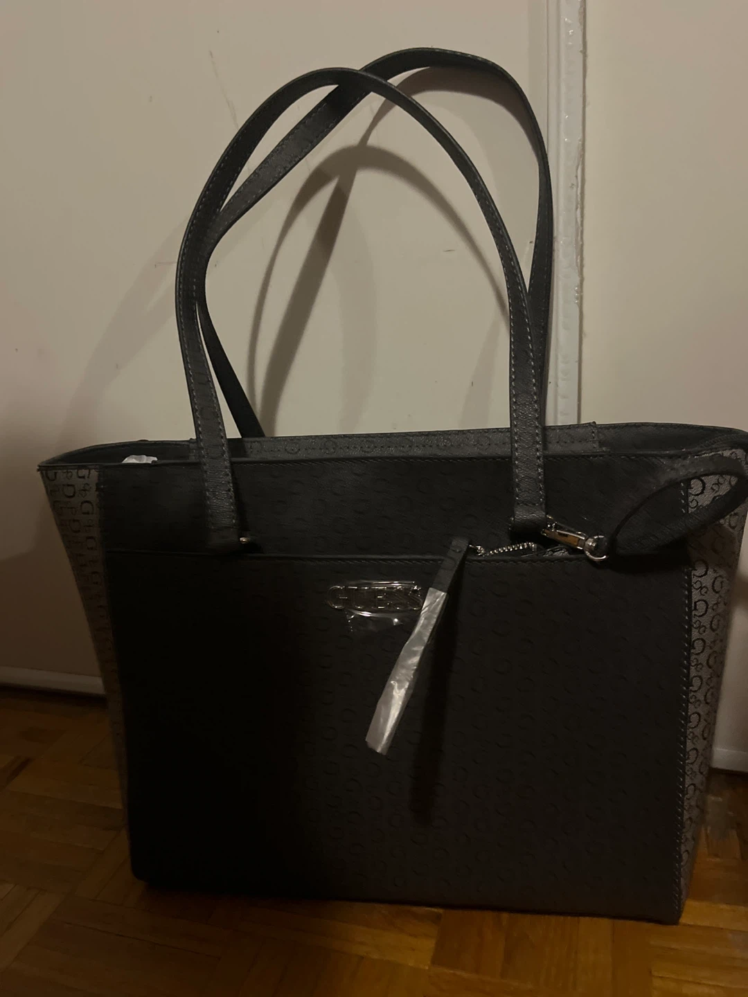 GUESS Grey/Light Grey Tote Bag