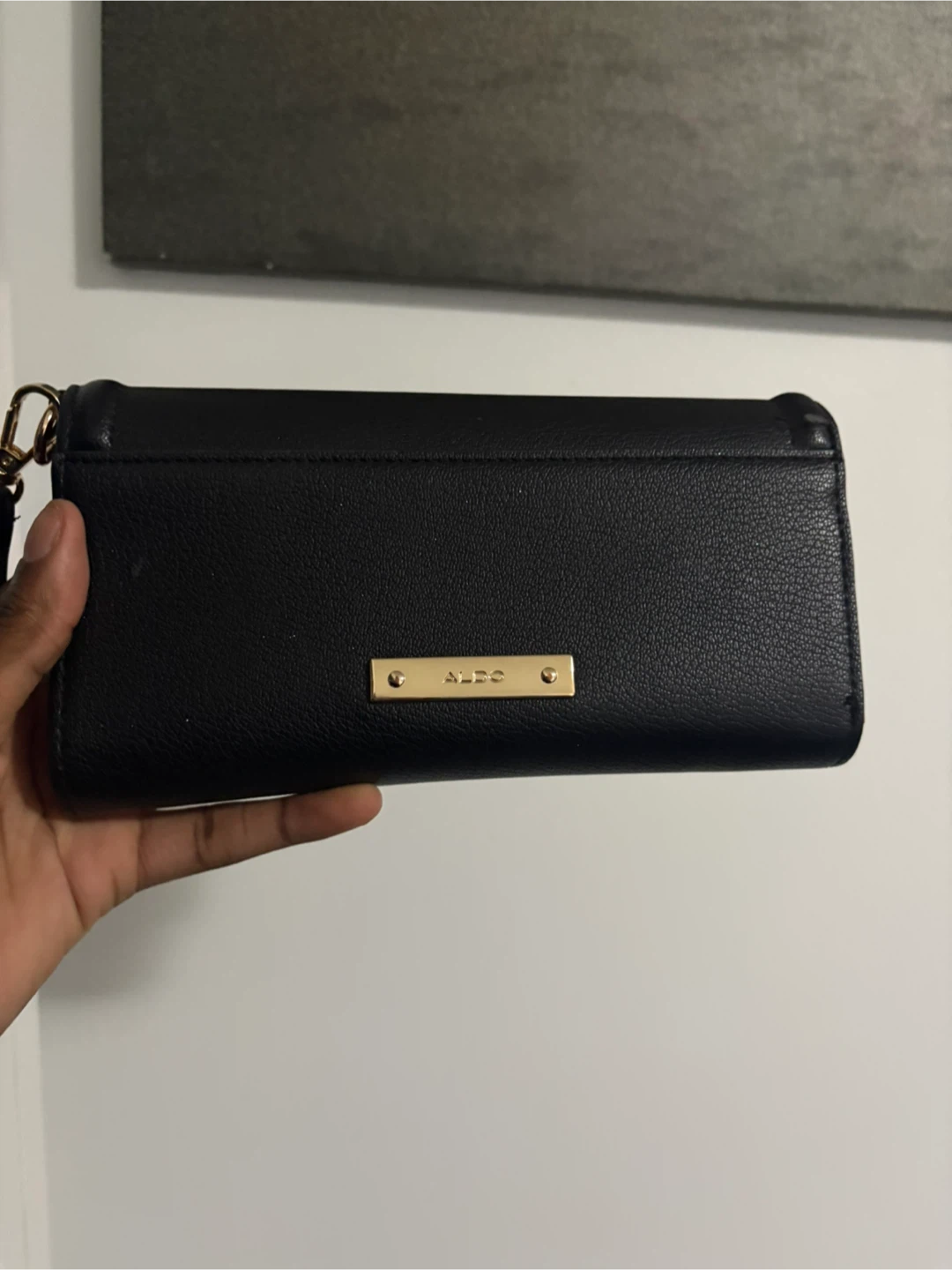 ALDO Black Wallet with Wrist Strap - photo 2