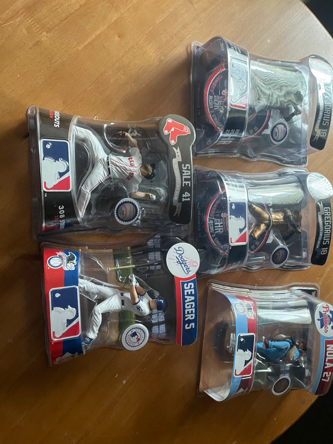 Lot of 7 MLB McFarlane Toys Action Figures