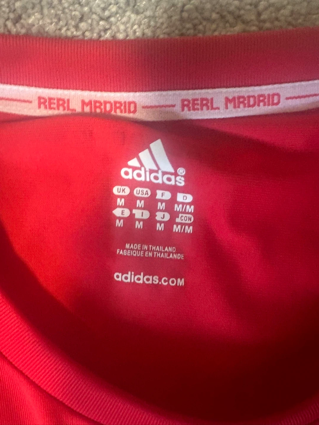 Real Madrid Adidas ClimaCool Soccer Jersey Men's Medium - photo 2