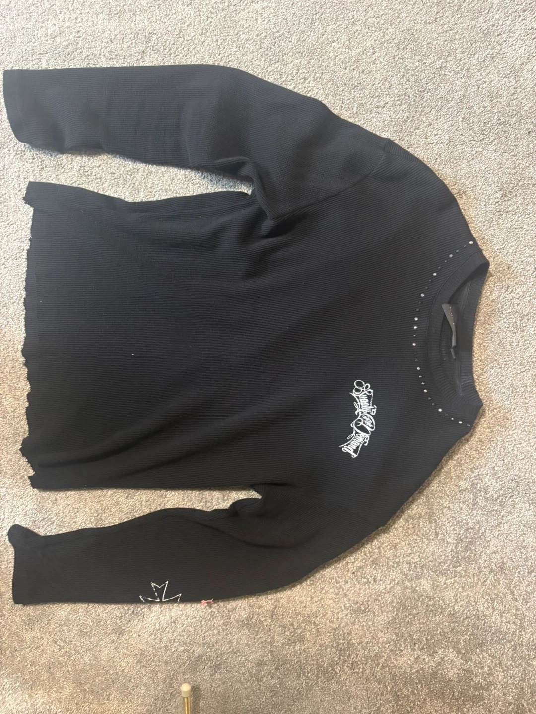 Supply & Demand Black Long Sleeve Shirt