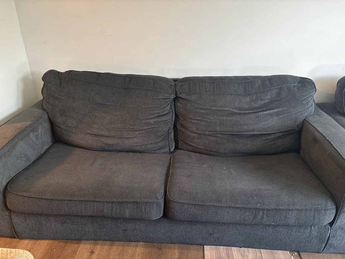 Dark Grey Sectional Sofa - photo 2