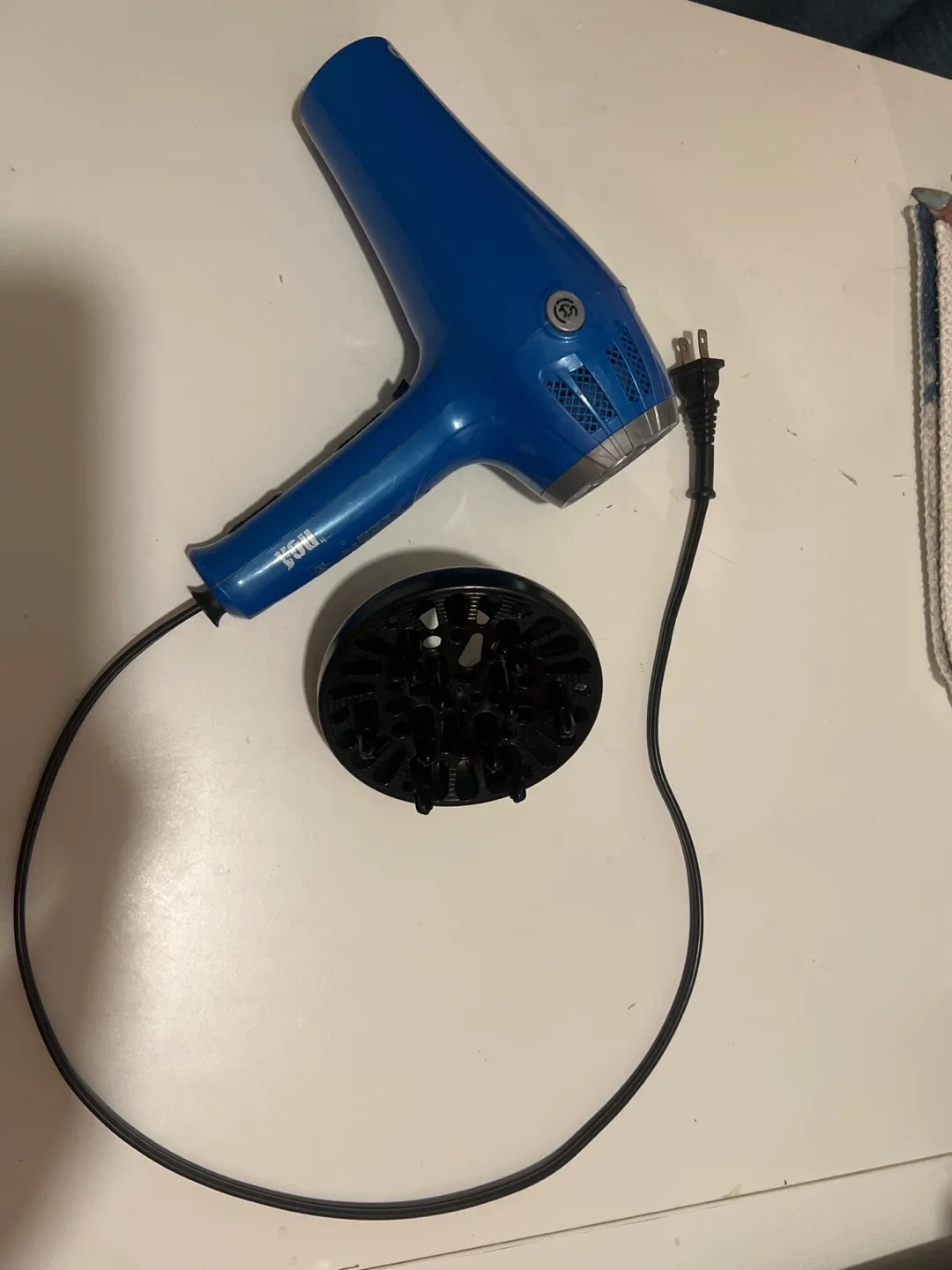 Conair Blue Hair Dryer with Diffuser