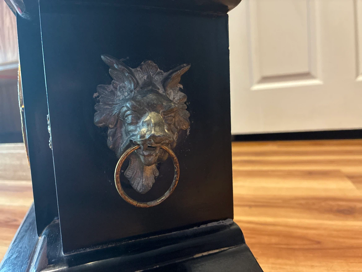 victorian mantle clock - photo 2