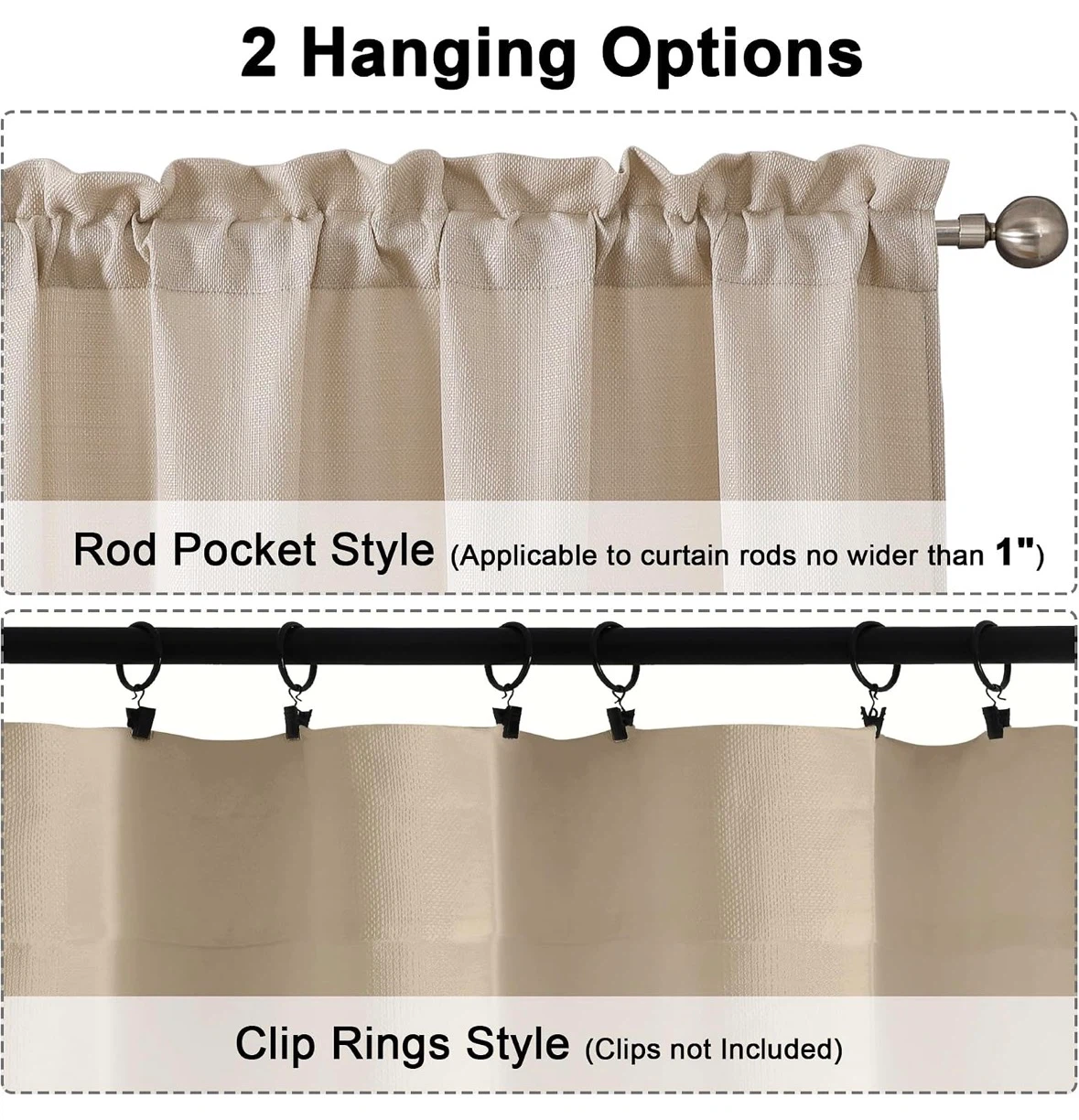 Chyhomenyc Linen Curtains 72 Inch - photo 4