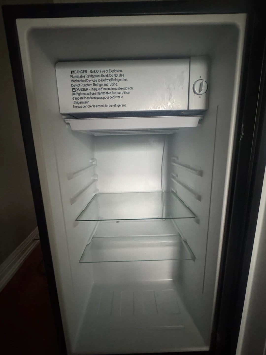 Mini Fridge - Black with Custom Stickers - photo 2