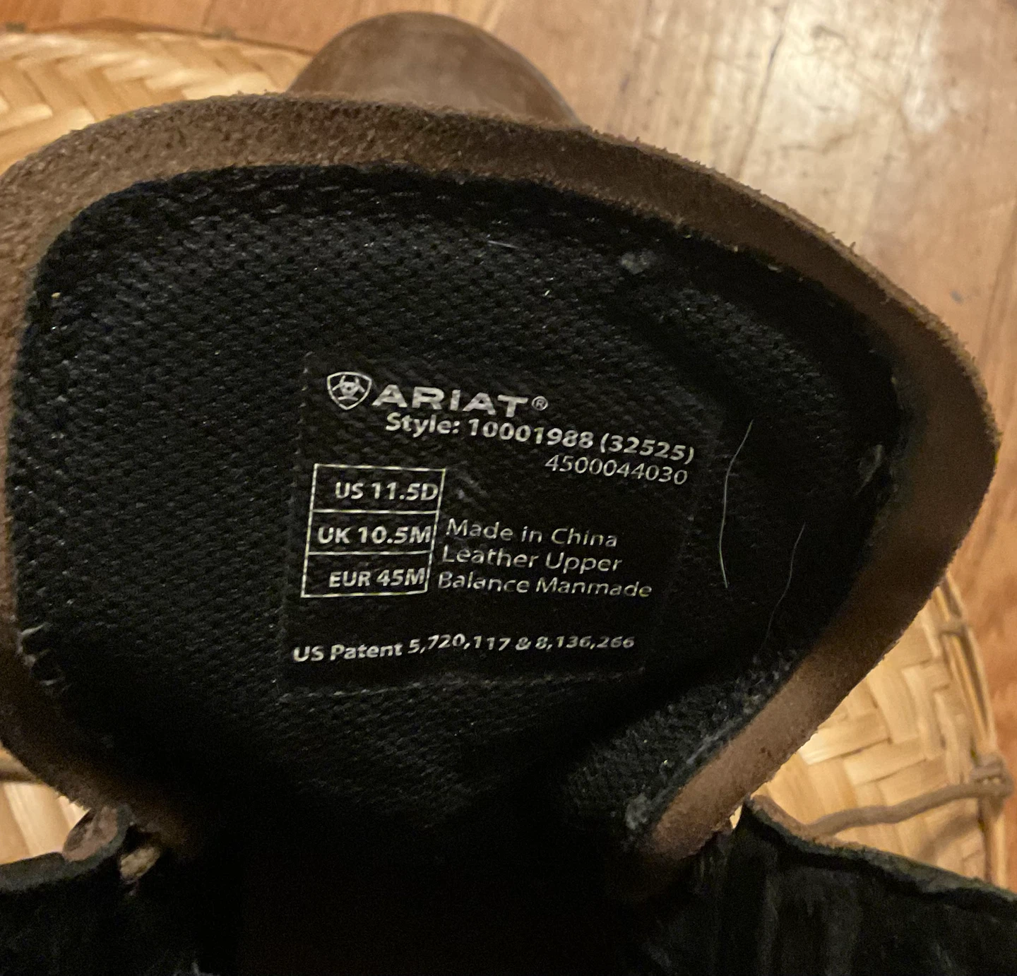 Ariat Heritage Lacer Distressed Brown Leather Lace Up Boots - photo 5