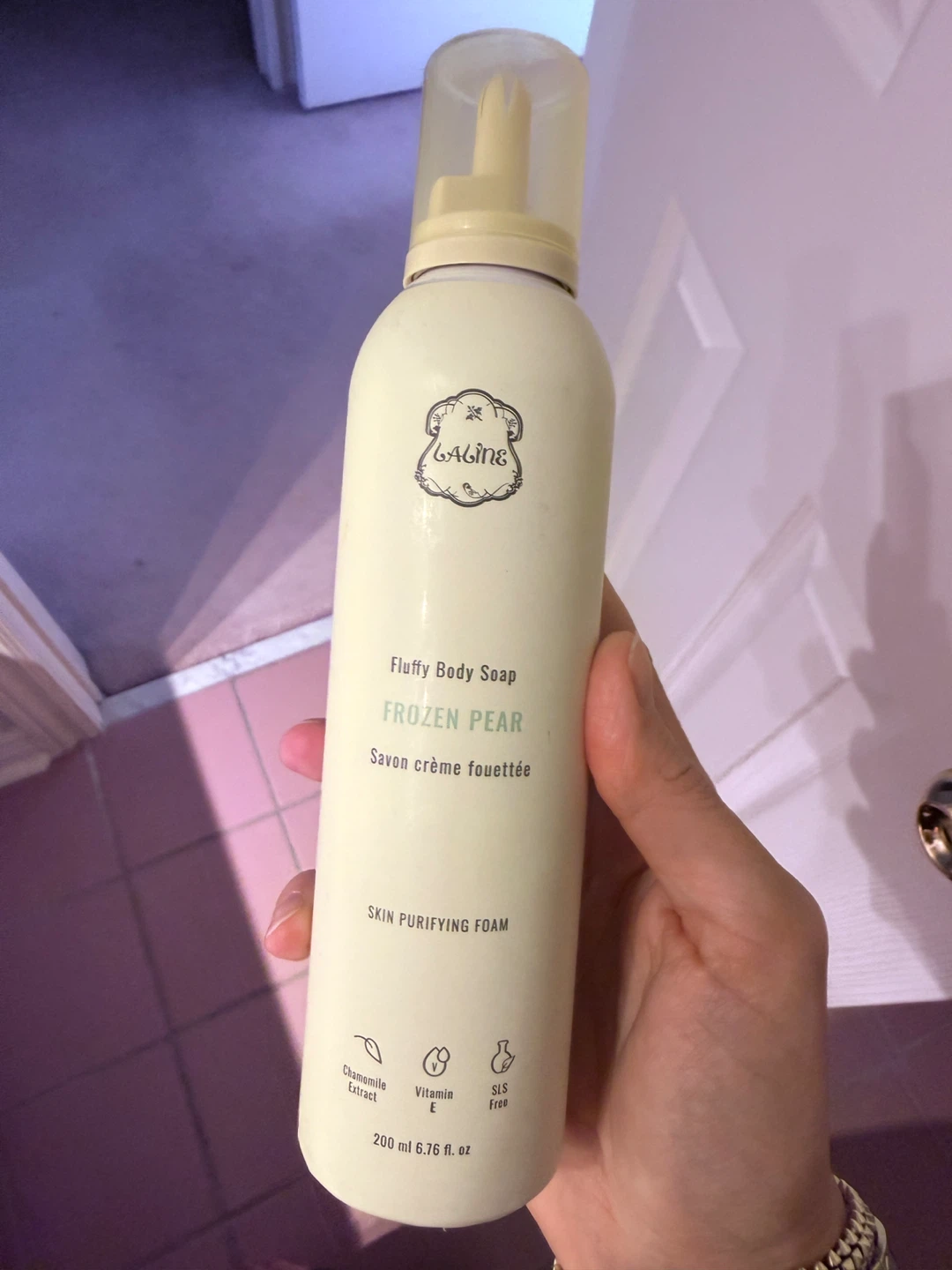 Laline Fluffy Body Soap - Frozen Pear