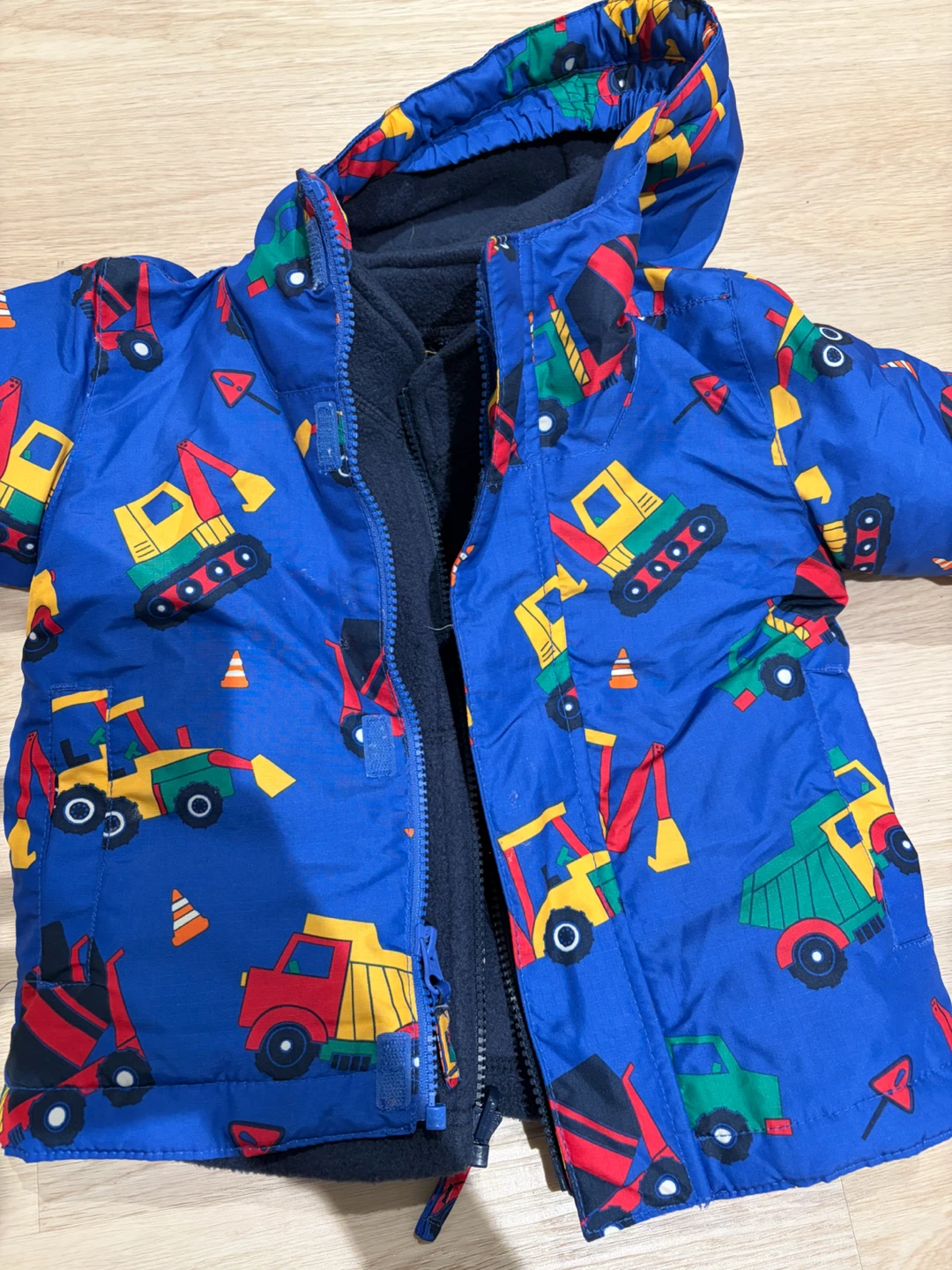 The Children's Place Blue Construction Truck Jacket - photo 2