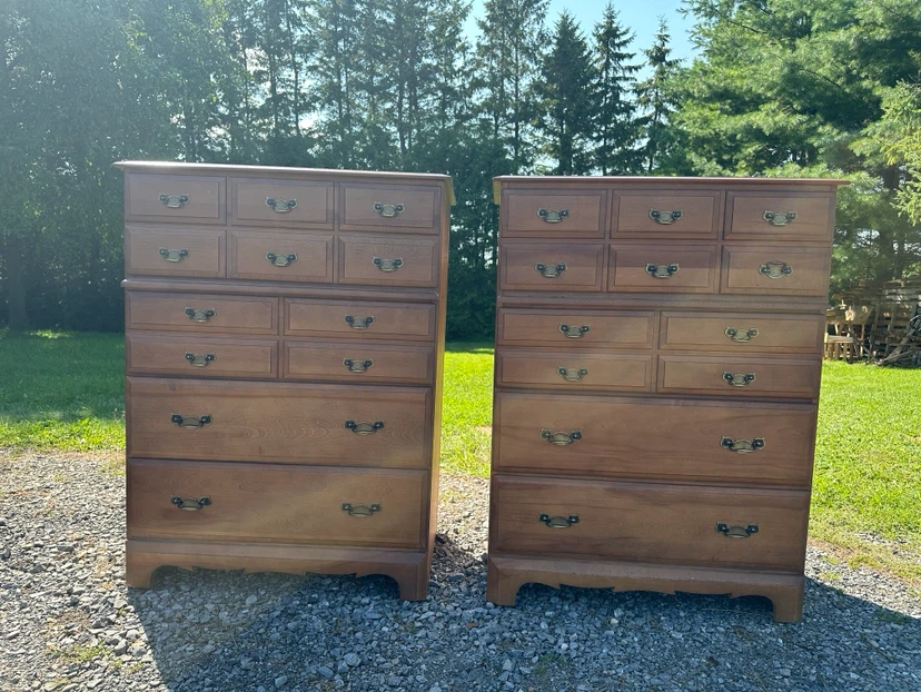 Matching Drouin Solid Maple Tall Dressers (CAN DELIVER)