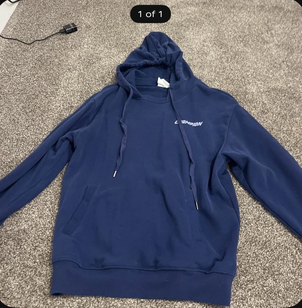 Champion Navy Blue Hoodie