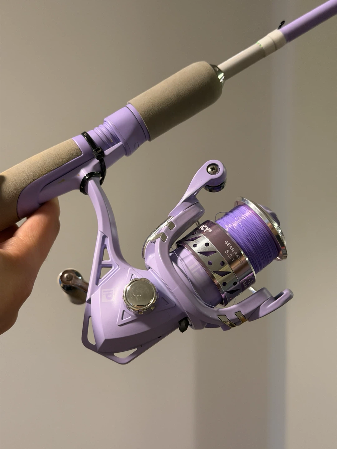 Iprofishiency Fishing Rod and Reel Combo - Purple - photo 2