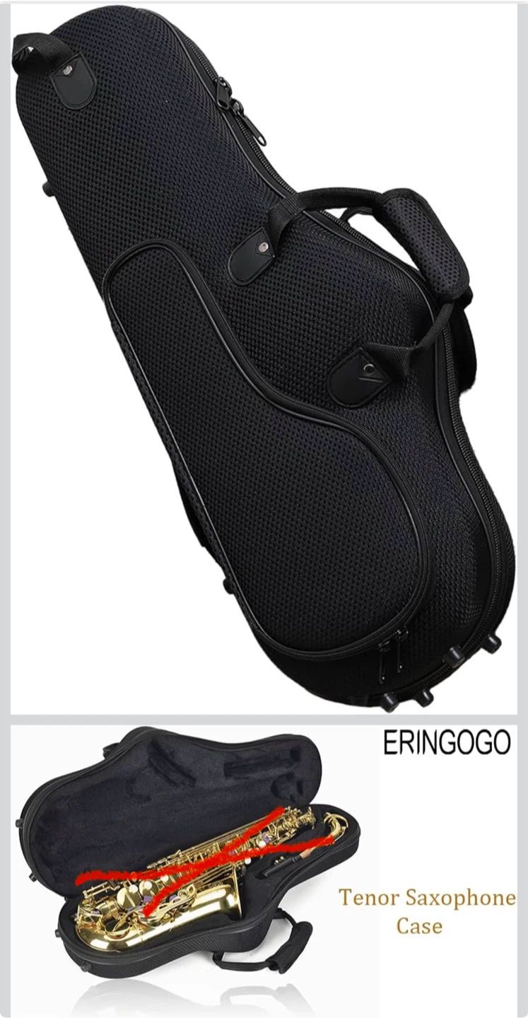 ERINGOGO Tenor Saxophone Case with Removable Straps - photo 2