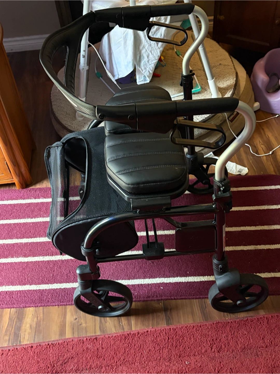 Evolution Rollator Walker with Seat and Bag - photo 2