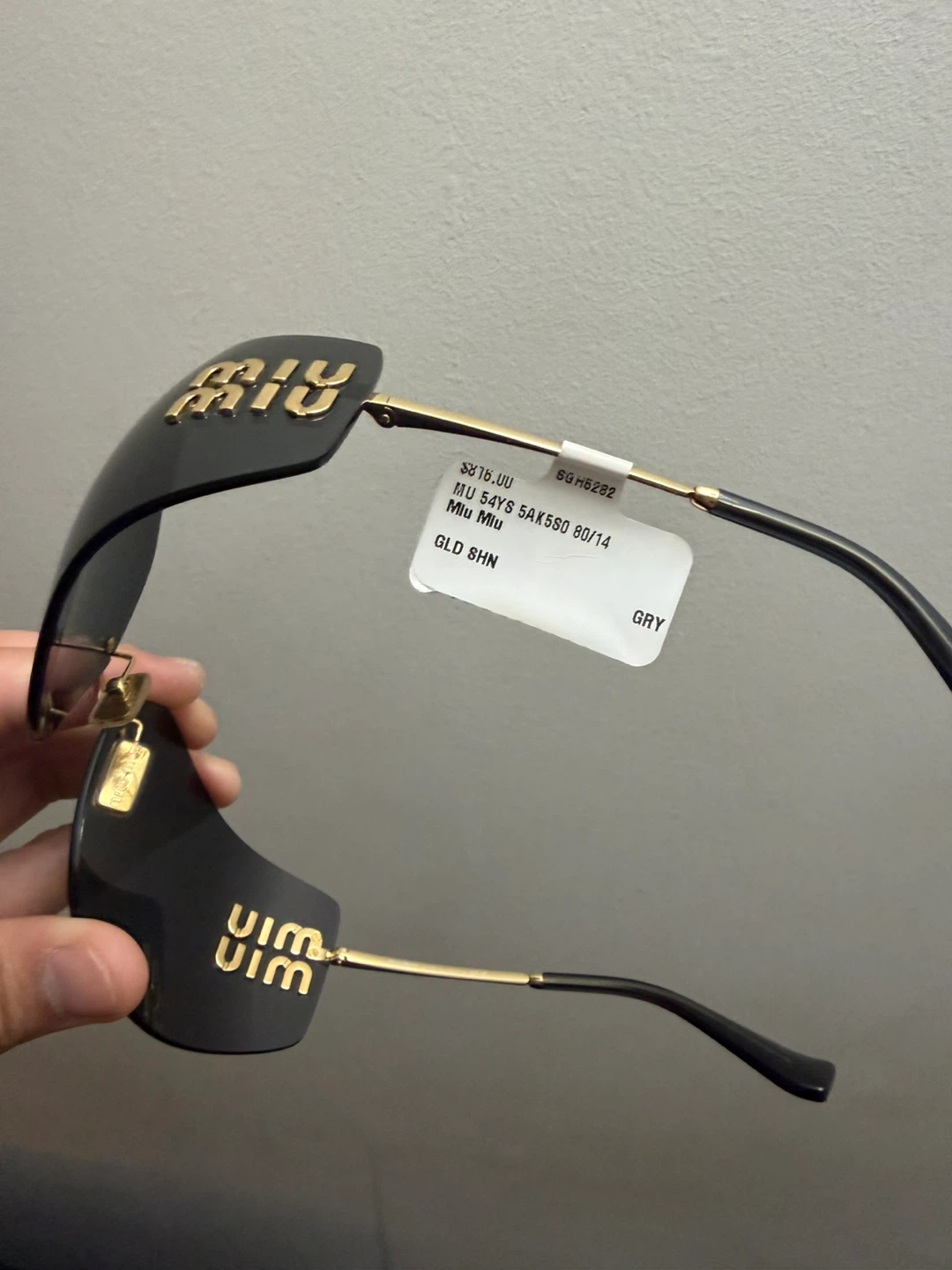 Miu Miu Sunglasses MU 54YS Grey Authentic - photo 3