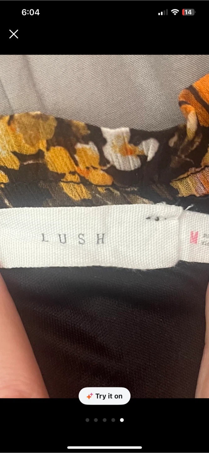 LUSH floral mini fall dress - photo 5