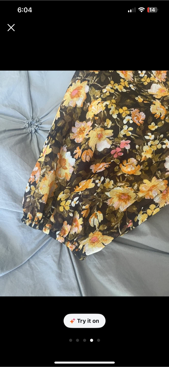 LUSH floral mini fall dress - photo 4