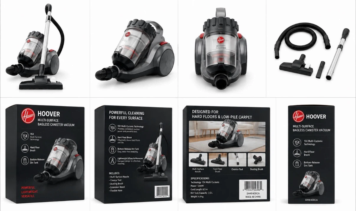 Hoover WindTunnel Whole House Rewind Upright Vacuum