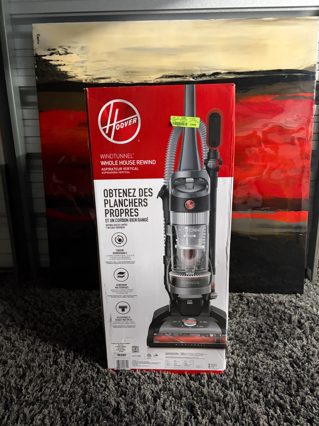 Hoover WindTunnel Whole House Rewind Upright Vacuum - photo 2