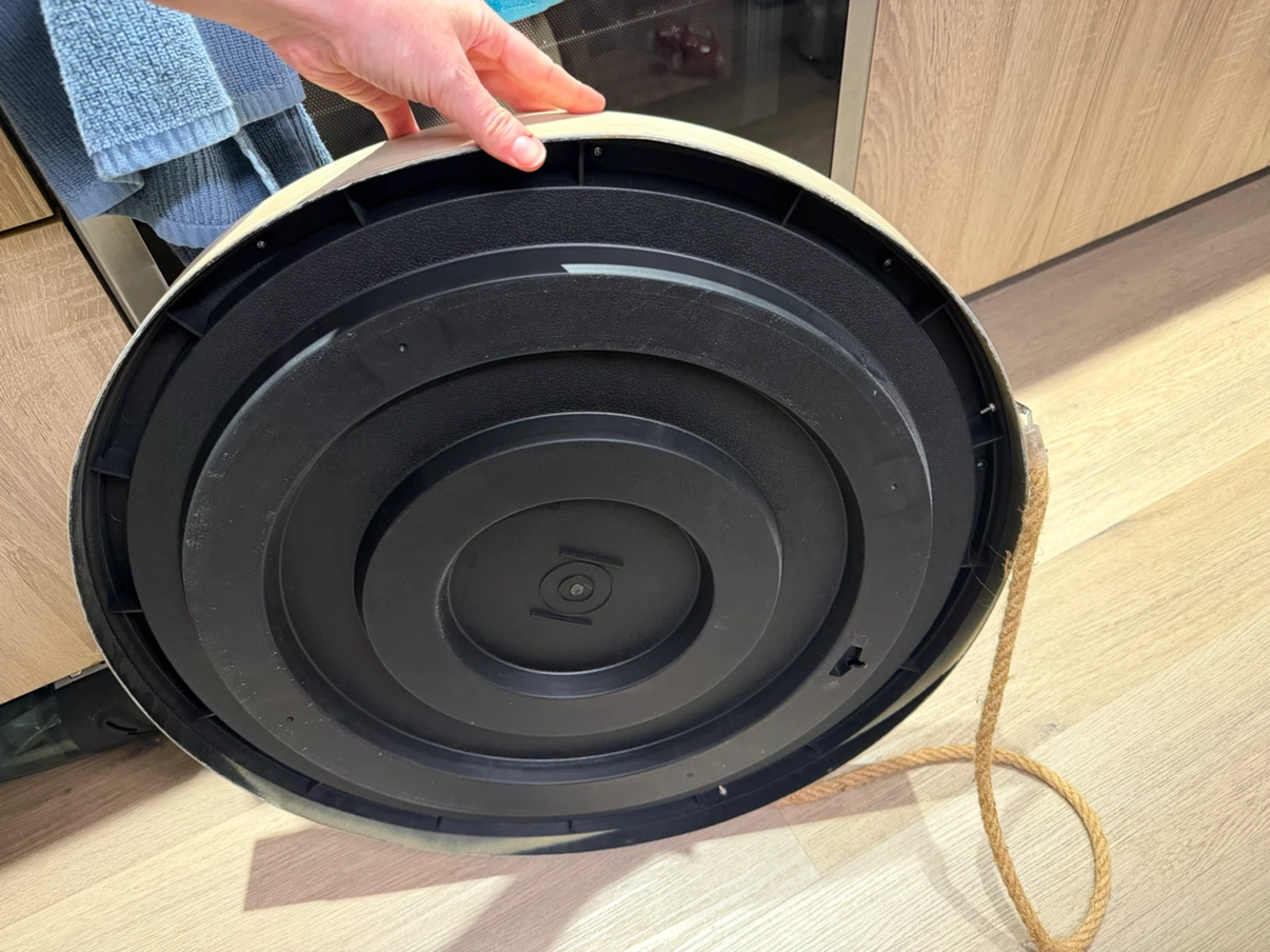 Large Round Wall Mirror with Rope - photo 3