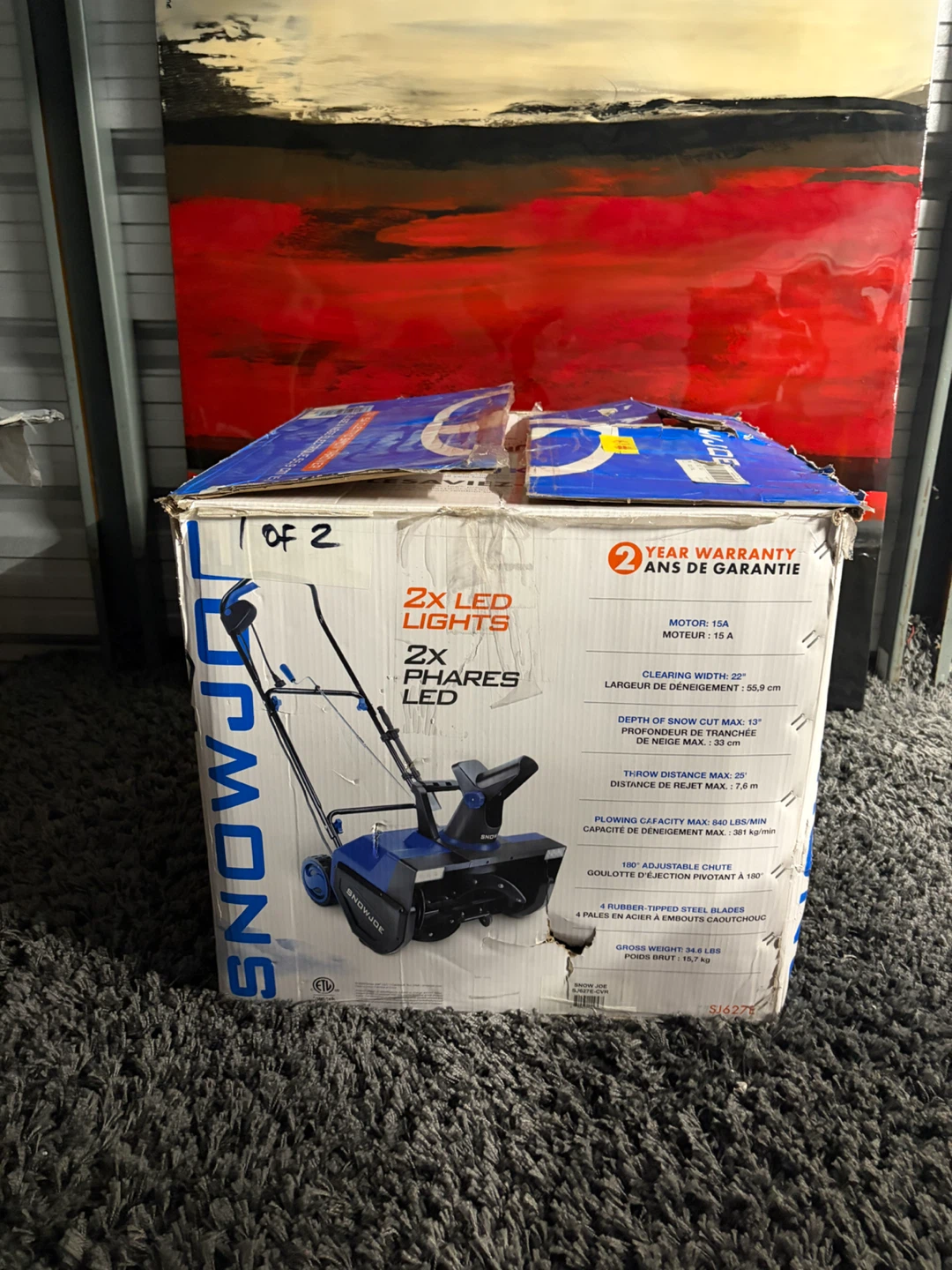 Snow Joe Ultra 18-inch Electric Snow Blower - photo 2