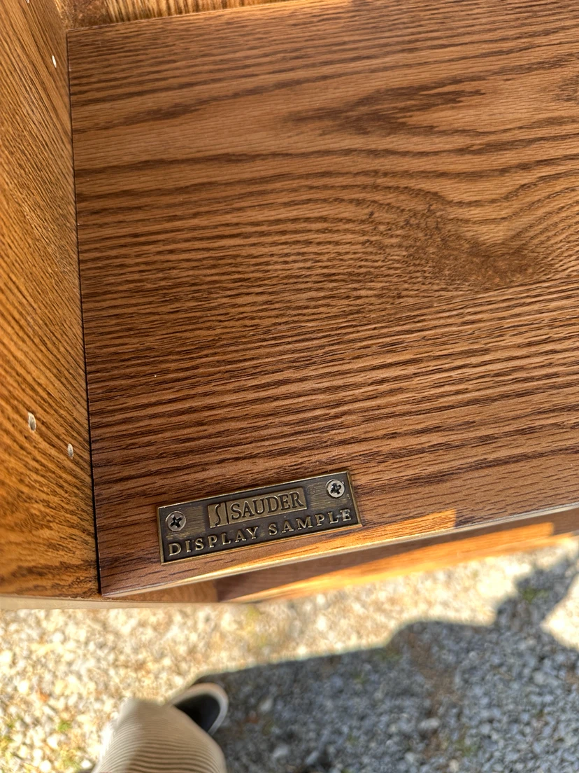 Pair of Vintage Sauder Oak Finish Bookcases (CAN DELIVER) - photo 2