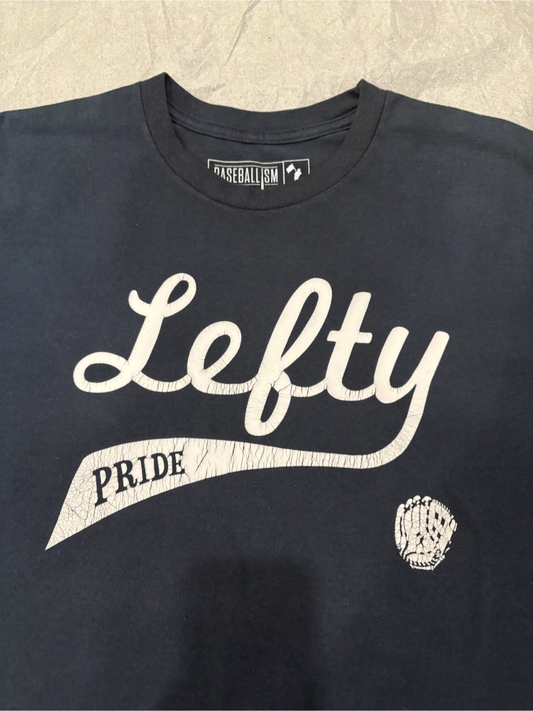 Baseballism Lefty Pride T-Shirt XL