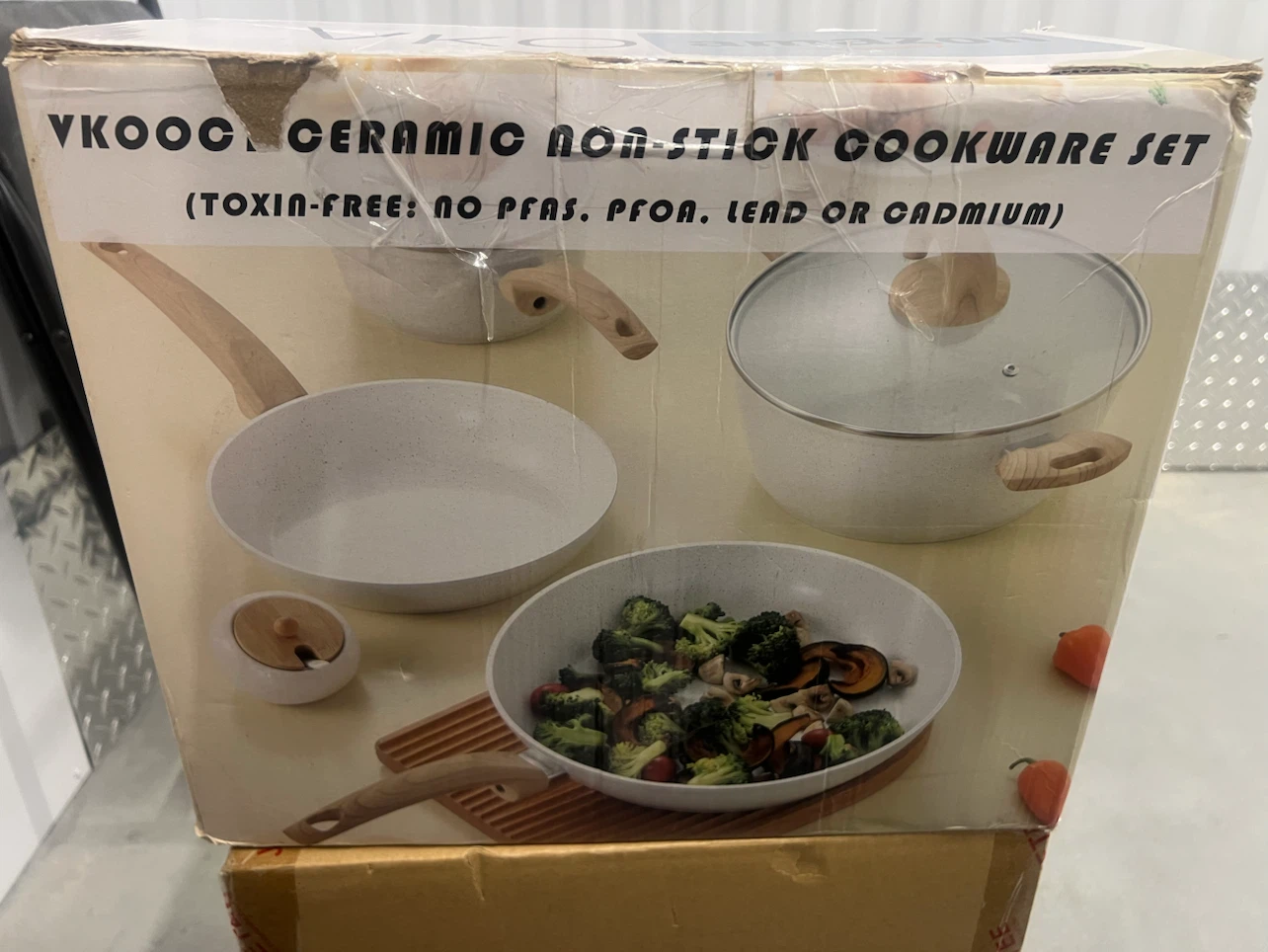 VKOC Ceramic Non-Stick Cookware Set - photo 2