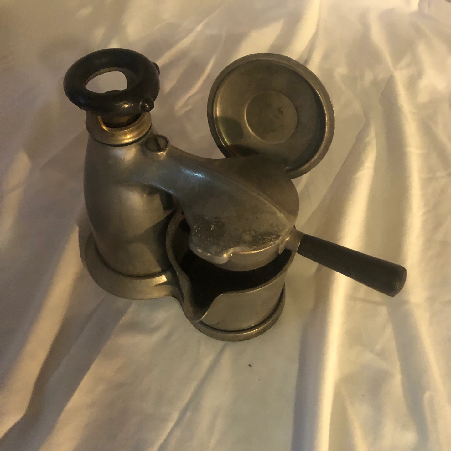 Vintage stove, top espresso maker
