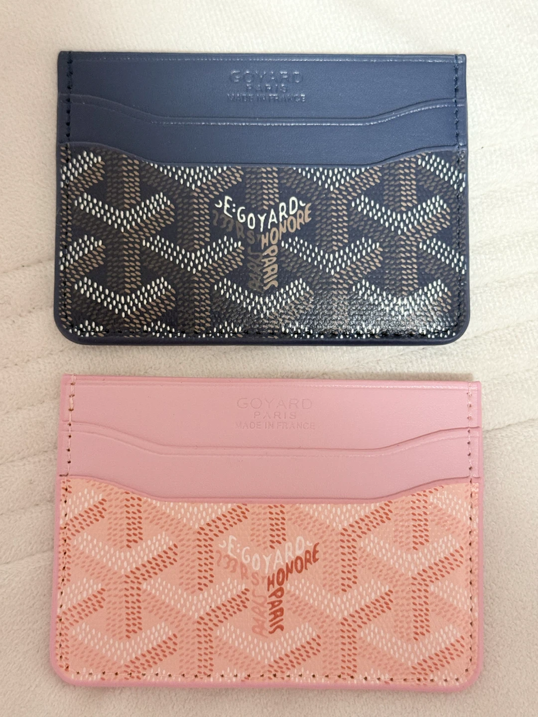 Couple Goyard Card Holders