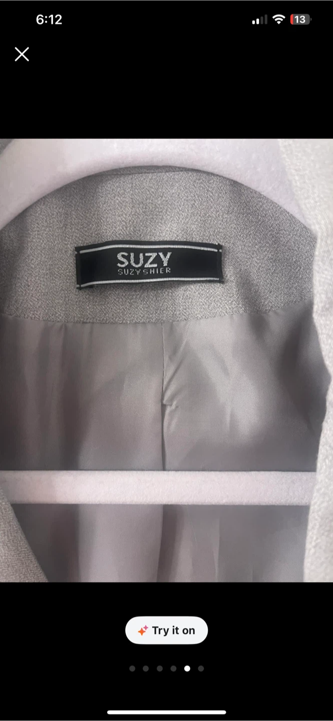 SUZY Shier Women's Grey Blazer - photo 5