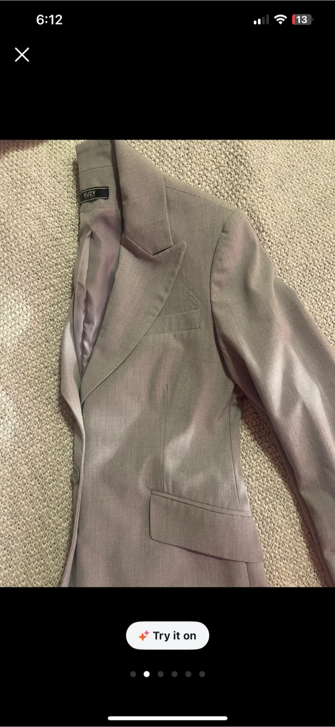 SUZY Shier Women's Grey Blazer - photo 2