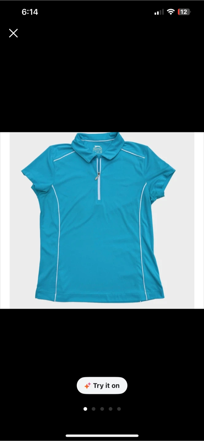 Slazenger Blue Golf Polo