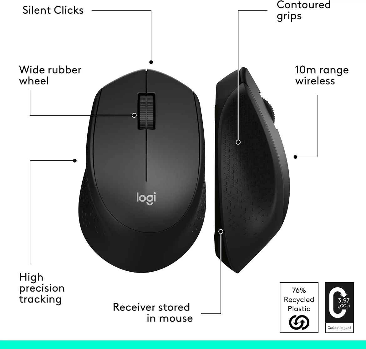 Logitech M330 Silent Plus Wireless Mouse - photo 3