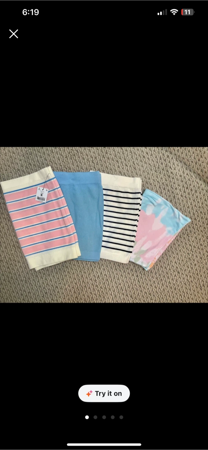 Cropped Tube Top Bundle