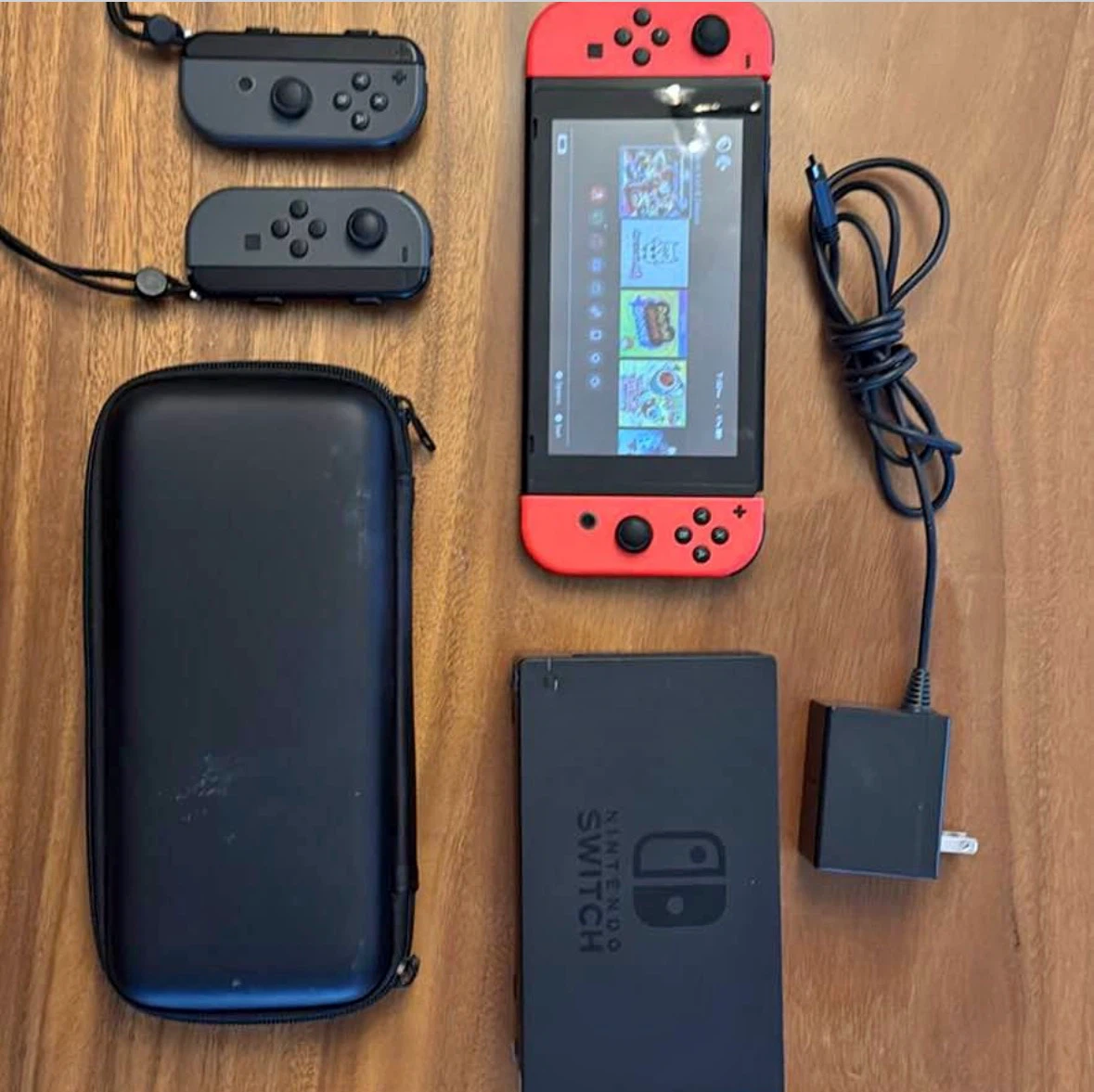 Nintendo Switch Console with Games and Accessories