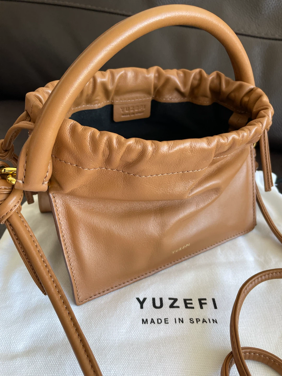 Yuzefi Leather Mini Bom Bag - photo 5