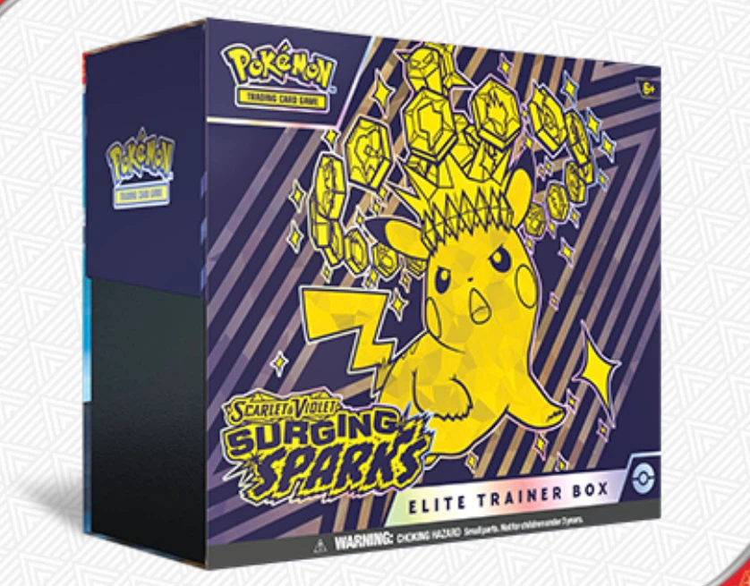Pokemon Scarlet & Violet Surging Sparks Elite Trainer Box