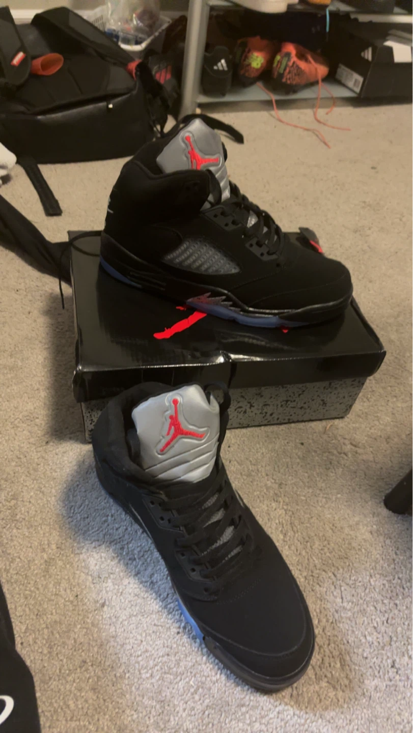 Air Jordan 5 Retro Black Silver