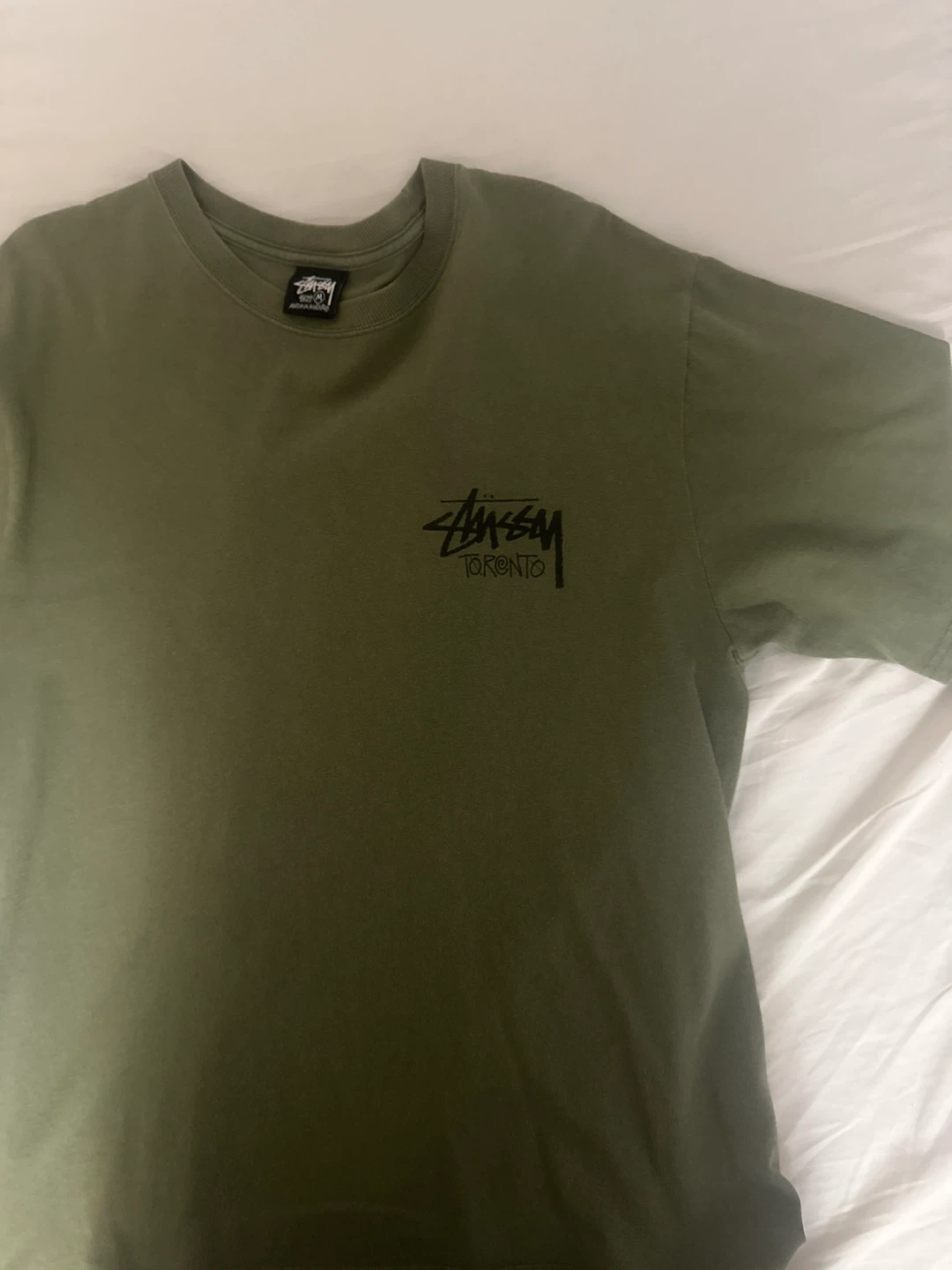 Green Stüssy Toronto Graphic T-Shirt Size M - photo 2