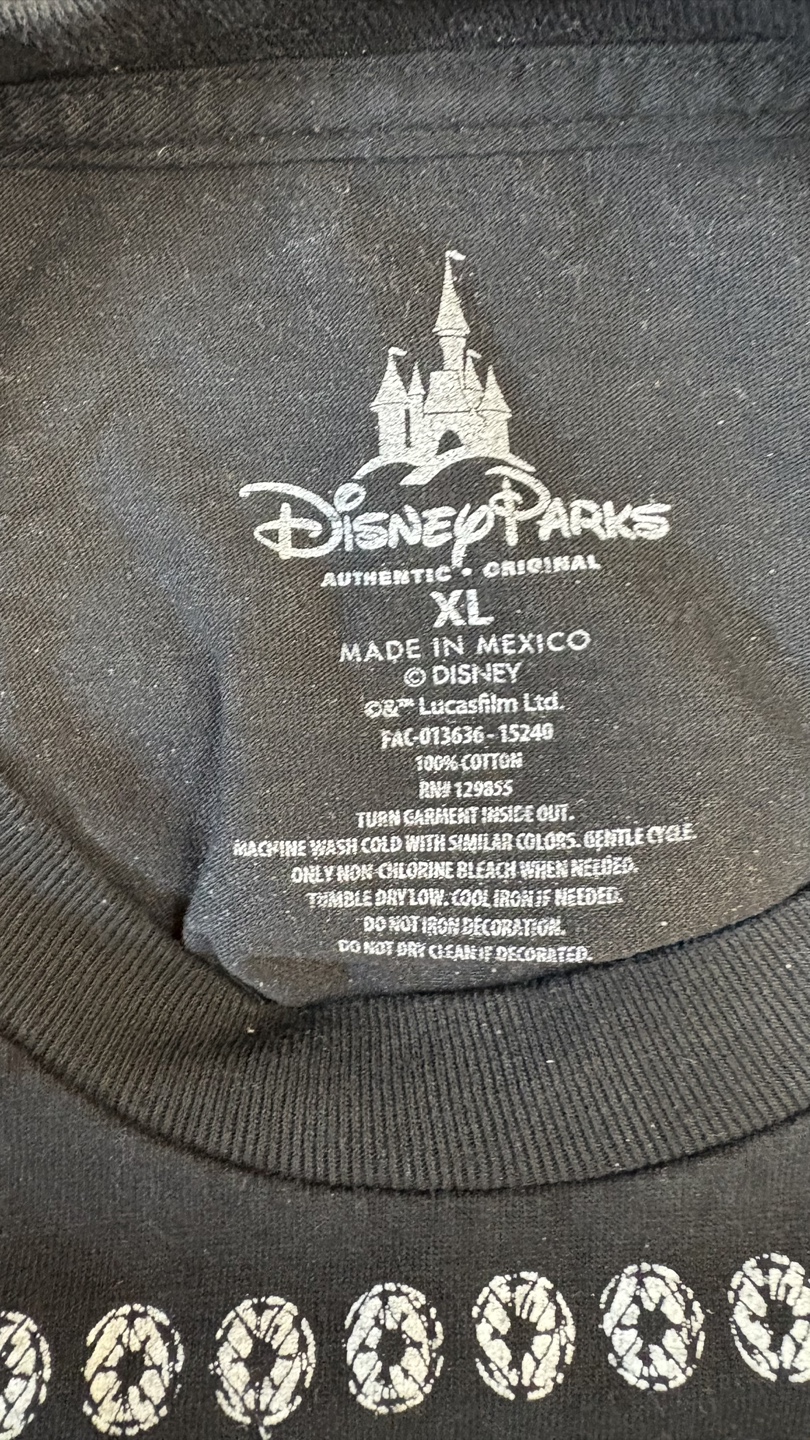 Disney Parks Star Wars Darth Vader T-Shirt XL - photo 4