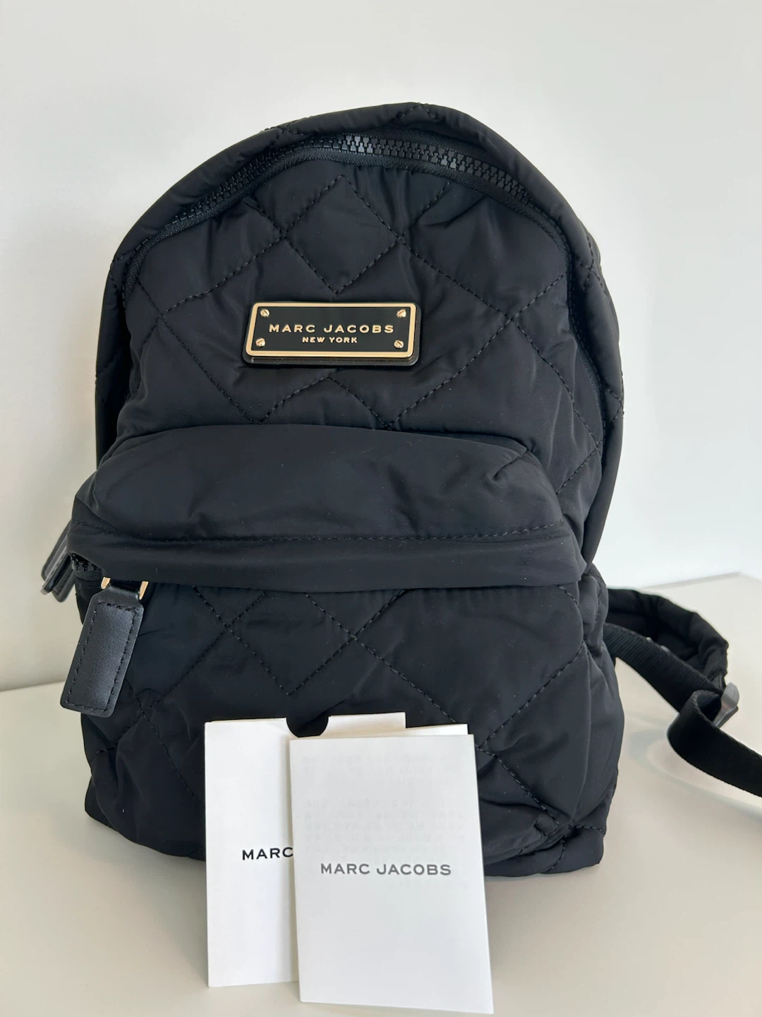 Brand new Marc Jacobs Quilted Nylon Backpack Black - photo 3
