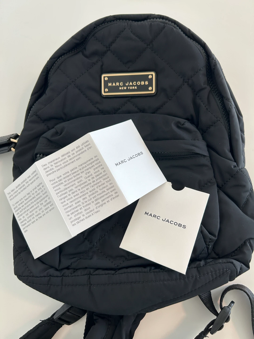 Brand new Marc Jacobs Quilted Nylon Backpack Black - photo 4