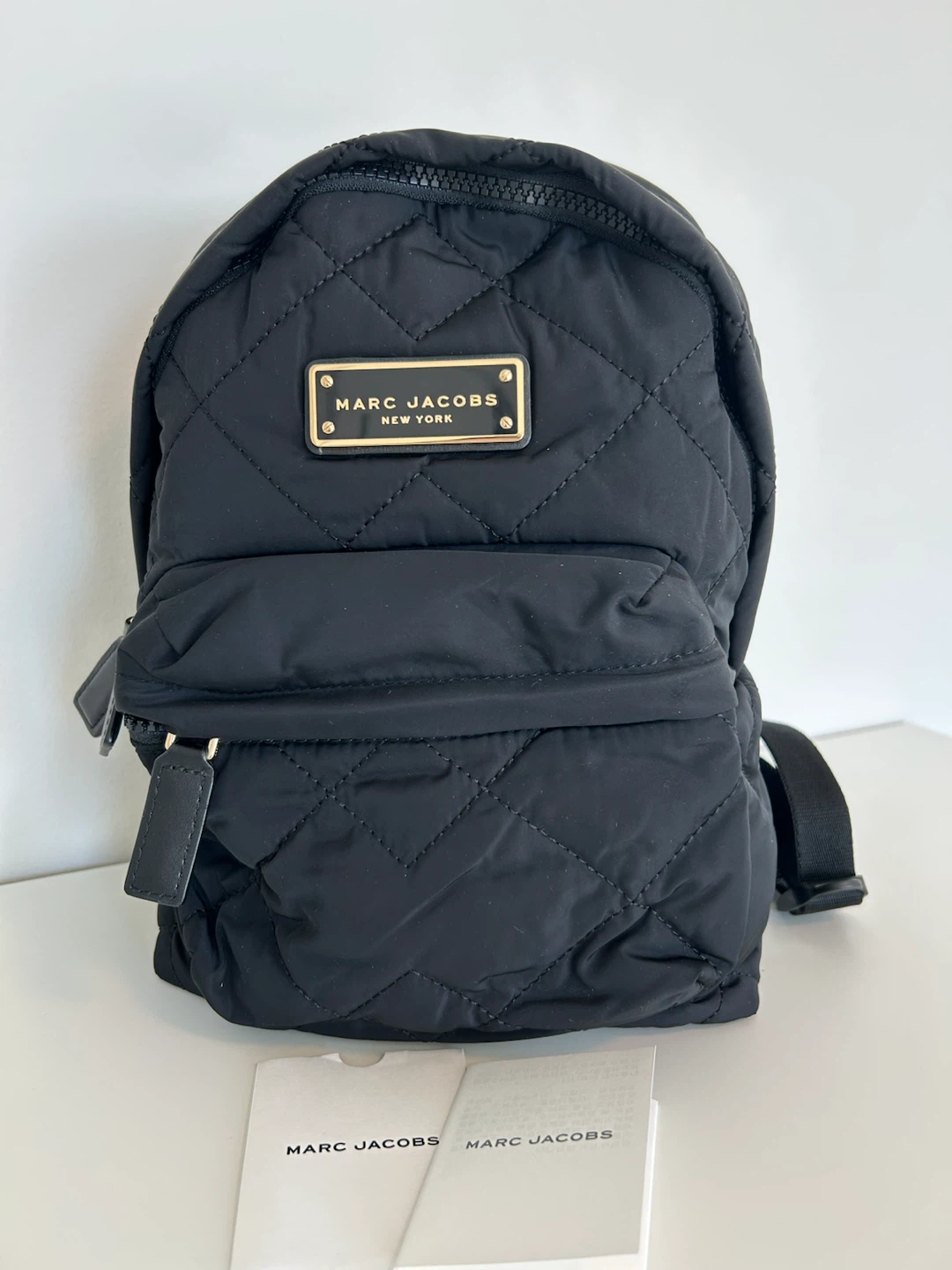 Brand new Marc Jacobs Quilted Nylon Backpack Black - photo 5