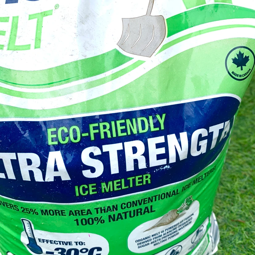 Ice Melt Salt Deicer Sidewalk Driveway Snow Winter Organic Melt - photo 3