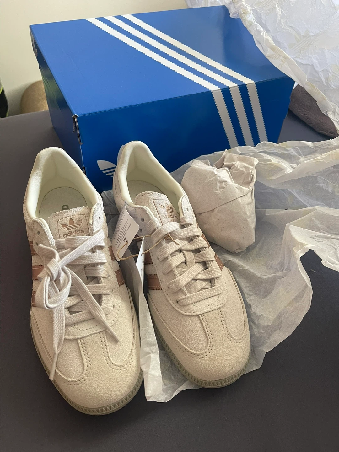 Adidas Gazelle Rose Gold Sneakers - photo 2