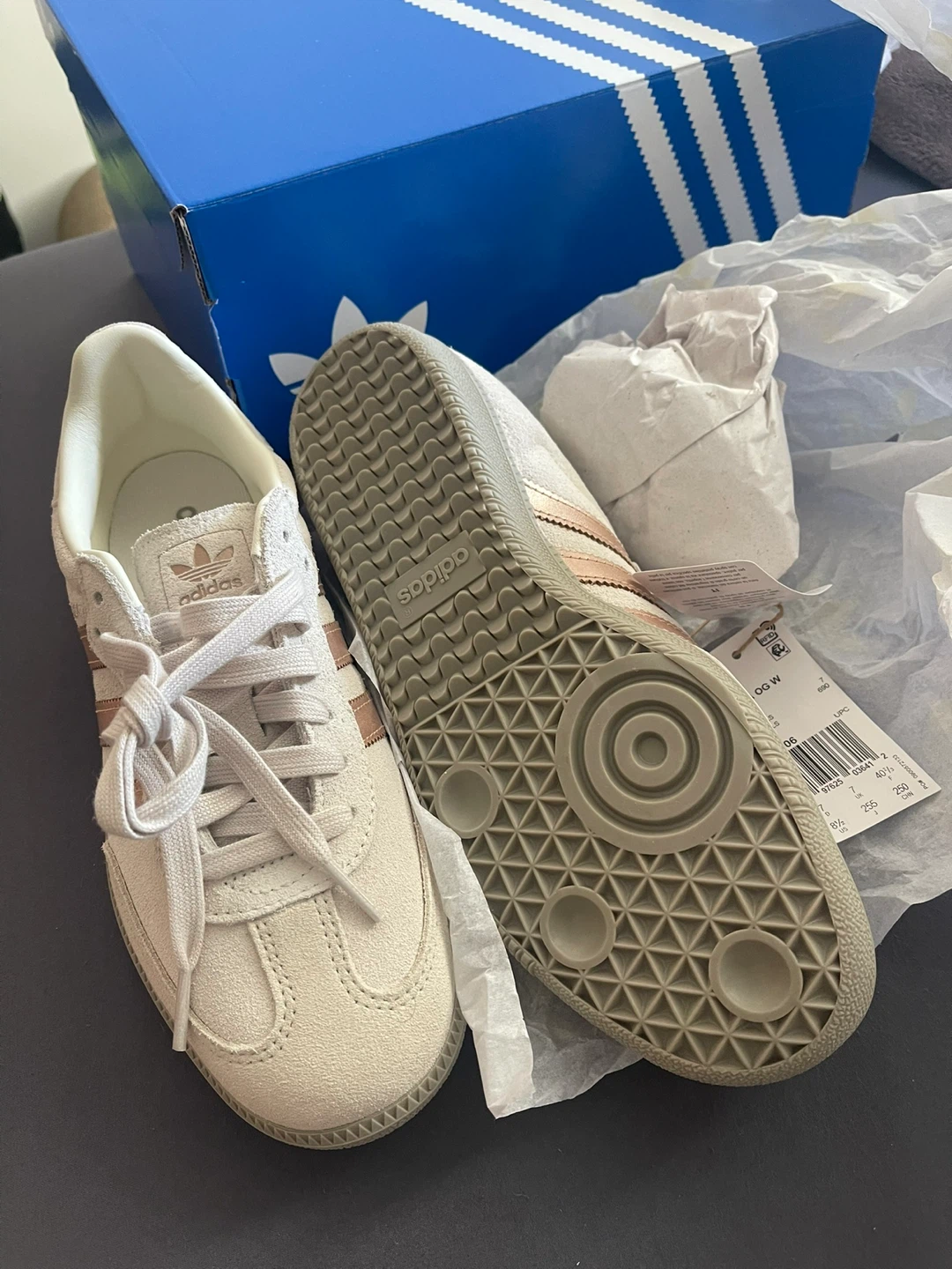 Adidas Gazelle Rose Gold Sneakers