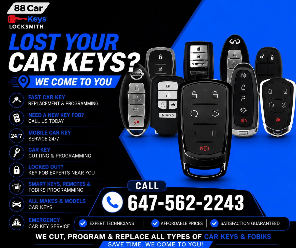 Car Keys with programming