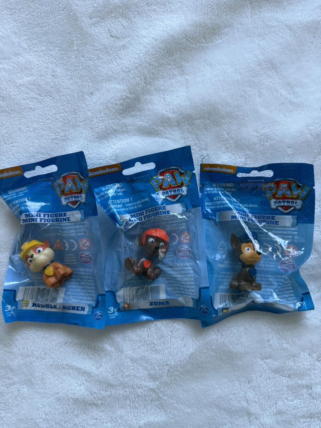 Nickelodeon Paw Patrol Mini Figures (Rubble, Zuma)