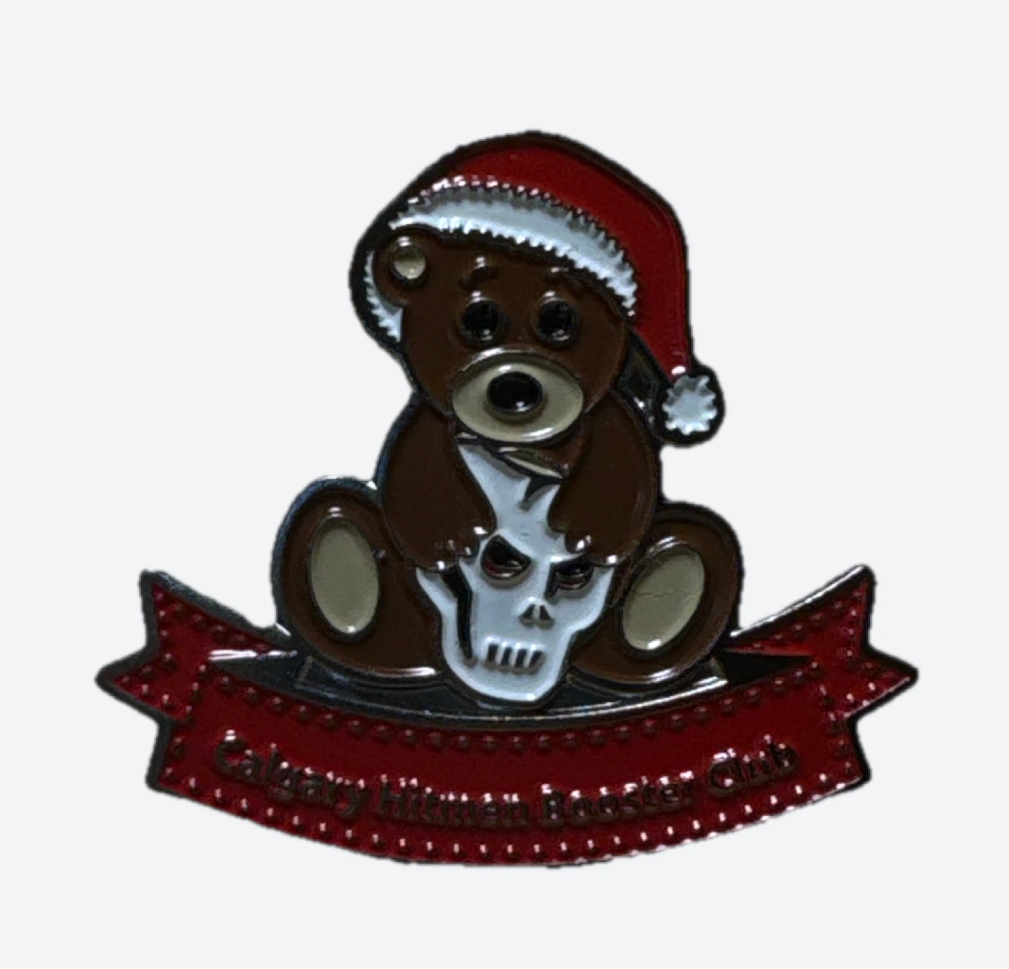 Calgary Hitman Booster Club Christmas Teddy Bear Pins - photo 3